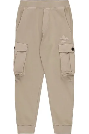 Dsquared2 Pantaloni Cargo In Felpa Di Cotone