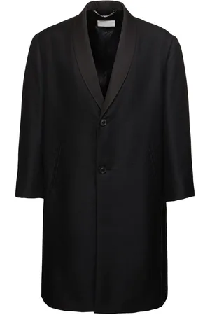 Maison Margiela Cappotto In Twill Di Lana E Mohair