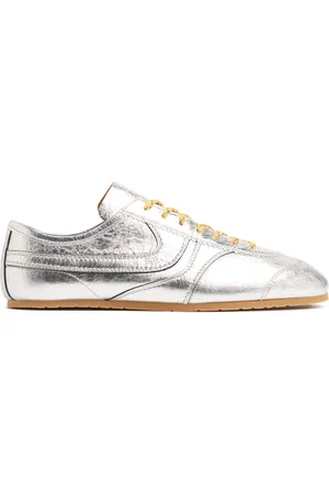 DRIES VAN NOTEN Sneakers In Pelle Metallizzata
