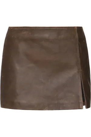 Manokhi Minigonna Deline In Pelle