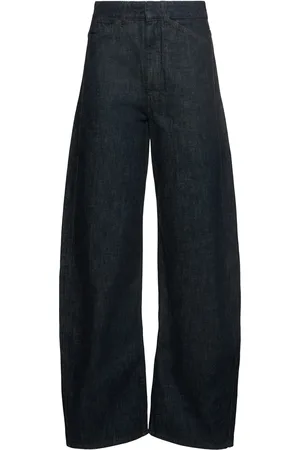 LEMAIRE Jeans Vita Alta In Cotone
