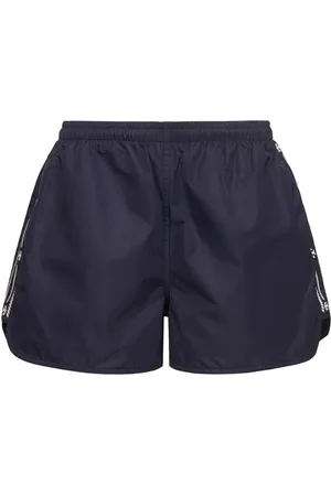 Tory Burch Shorts In Twill Di Nylon Ricamato