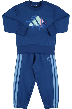 adidas Felpa E Pantaloni In Misto Cotone