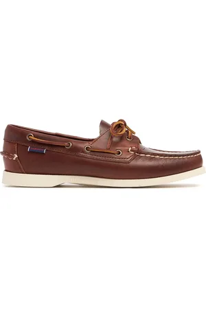 SEBAGO Scarpe Da Barca Dockside Portland In Pelle