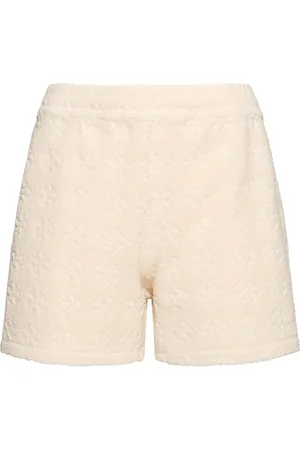 Tory Burch Shorts In Spugna Con Logo Jacquard