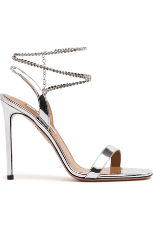 Aquazzura Sandali Careless Whisper Metallizzati 105mm