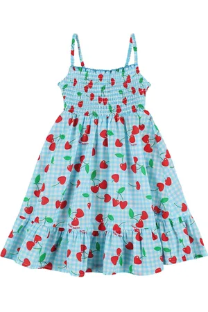 MC2 SAINT BARTH Vestito In Jersey Di Cotone Stampa Cherry