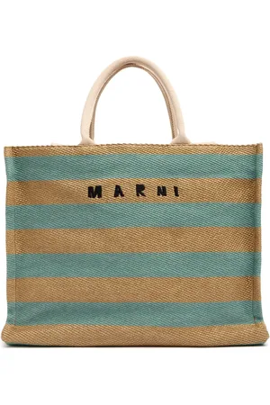 Marni Borsa Shopping Grande Basket Effetto Rafia