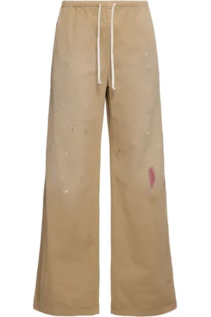 Maison Margiela Pantaloni In Gabardina Di Cotone