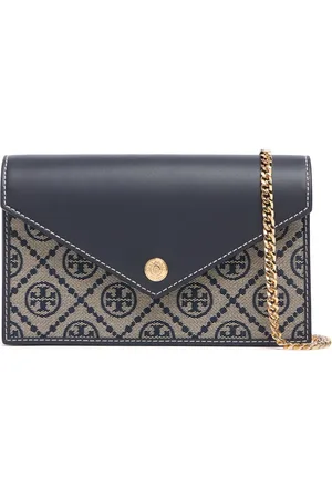 Tory Burch Pochette T Monogram Envelope Con Catena