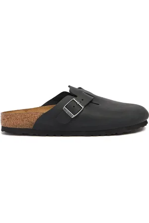 Birkenstock Mules In Pelle Oliata Boston
