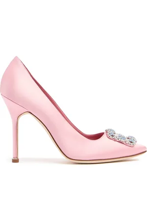 Manolo Blahnik Décolleté Hangisi In Raso 105mm
