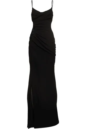 MUGLER Vestito Lungo In Crepe
