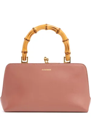 Jil Sander Borsa Mini Goji Bamboo In Pelle