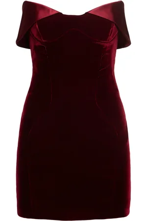 MUGLER Vestito In Velluto