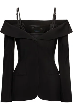 MUGLER Blazer Con Spalle Scoperte