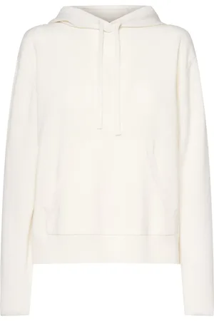 Max Mara Felpa Tenente In Lana E Cashmere Con Cappuccio