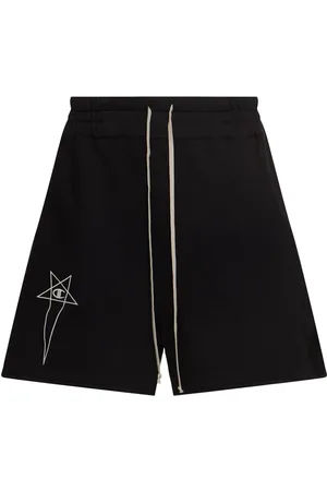 Rick Owens Shorts Champion In Felpa Di Cotone