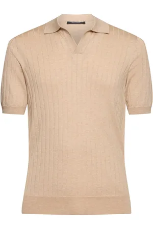 TAGLIATORE Polo Posh In Seta E Cotone A Costine