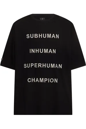 Rick Owens T-shirt Champion Tommy T In Cotone