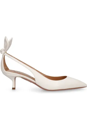 Aquazzura Décolleté In Pelle Con Fiocco 50mm