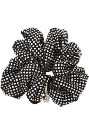 VERSACE Scrunchie In Twill Di Seta Stampato