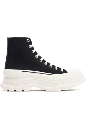 Alexander McQueen Stivali In Tela