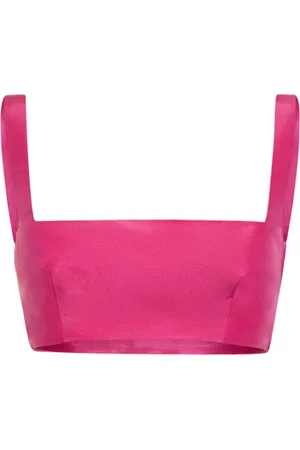VALENTINO Crop Top In Faille Di Seta