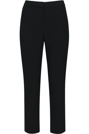 Alexander McQueen Pantaloni Narrow Boot Cut In Crepe
