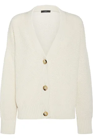 Max Mara Cardigan Wales In Maglia Di Misto Cotone