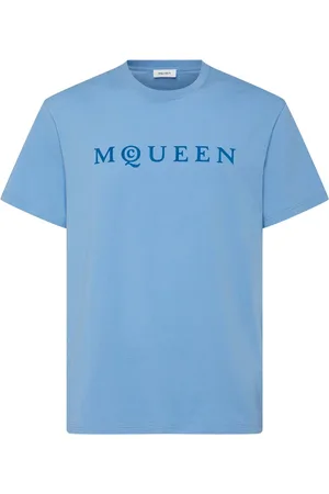 Alexander McQueen T-shirt In Cotone Con Logo