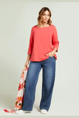 LUISA VIOLA T-SHIRT IN COTONE STRETCH Donna