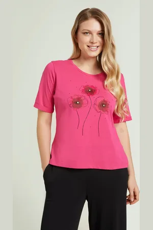 LUISA VIOLA T-SHIRT RICAMATA Donna