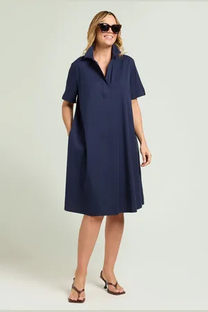 LUISA VIOLA ABITO POLO IN COTONE STRETCH Donna