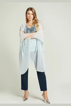 LUISA VIOLA COPRISPALLE IN GEORGETTE Donna