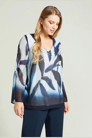 LUISA VIOLA BLUSA STAMPATA IN GEORGETTE Donna
