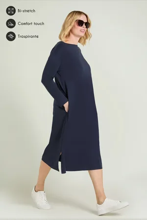 LUISA VIOLA ABITO FLUIDO IN TECNO VISCOSA BI-STRETCH Donna
