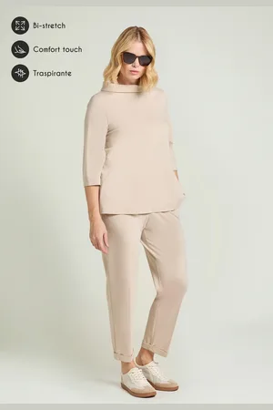 LUISA VIOLA FELPA IN TECNOVISCOSA BI-STRETCH Donna