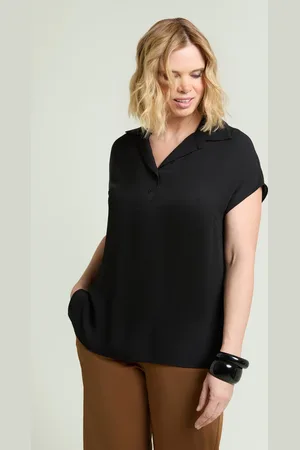 LUISA VIOLA POLO IN DOPPIA GEORGETTE Donna