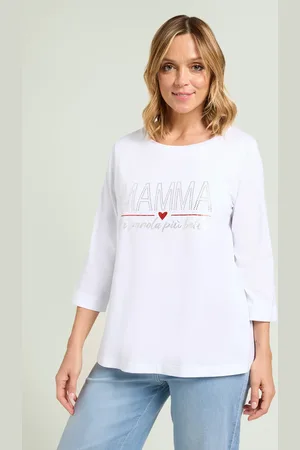 MARA VENIER PER LUISA VIOLA Mara Venier per T-SHIRT LETTERING STRASS Donna