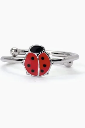 MABINA GIOIELLI ANELLO IN CON COCCINELLA FORTUNELLA