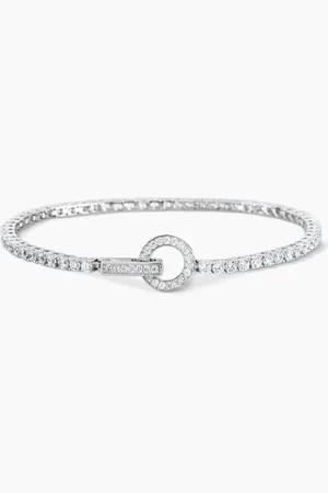 MABINA GIOIELLI BRACCIALE TENNIS CON ZIRCONI E CHIUSURA TONDA TENNIS CLUB