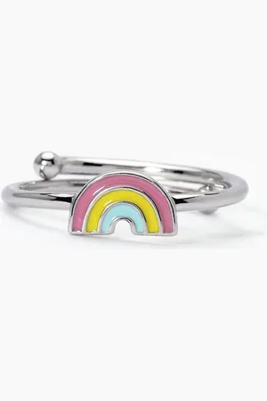 MABINA GIOIELLI ANELLO IN CON ARCOBALENO RAINBOW