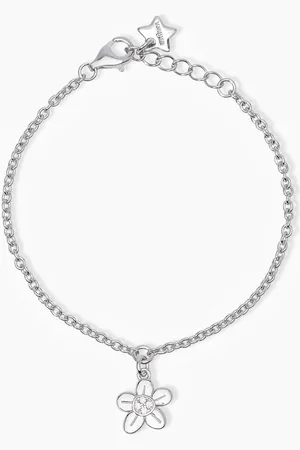 MABINA GIOIELLI BRACCIALE JUNIOR IN CON FIORE E ZIRCONI NON TI SCORDAR DI ME