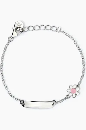 MABINA GIOIELLI BRACCIALE PERSONALIZZABILE IN CON MARGHERITA DAISY