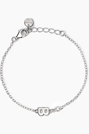 MABINA GIOIELLI BRACCIALE NEONATO CON LETTERA B WELCOME BABY