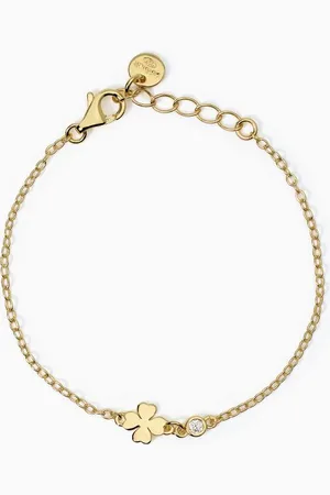 MABINA GIOIELLI BRACCIALE PER BAMBINI CON QUADRIFOGLIO CERCAMI