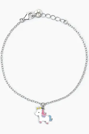 MABINA GIOIELLI BRACCIALE IN CON UNICORNO UNICORNO MAGICO