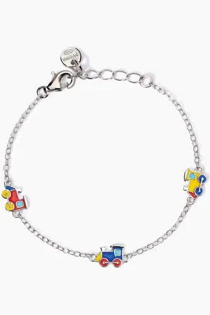 MABINA GIOIELLI BRACCIALE CON TRENINI SMALTATI CIUF CIUF