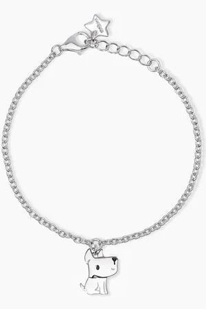 MABINA GIOIELLI BRACCIALE JUNIOR IN CON CAGNOLINO PENDENTE BAU BAU
